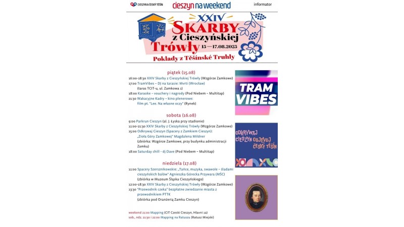 rozpiska weekendowa (mat. UM Cieszyn)